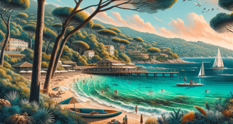La plage Mare e Sole a Coti Chiavari